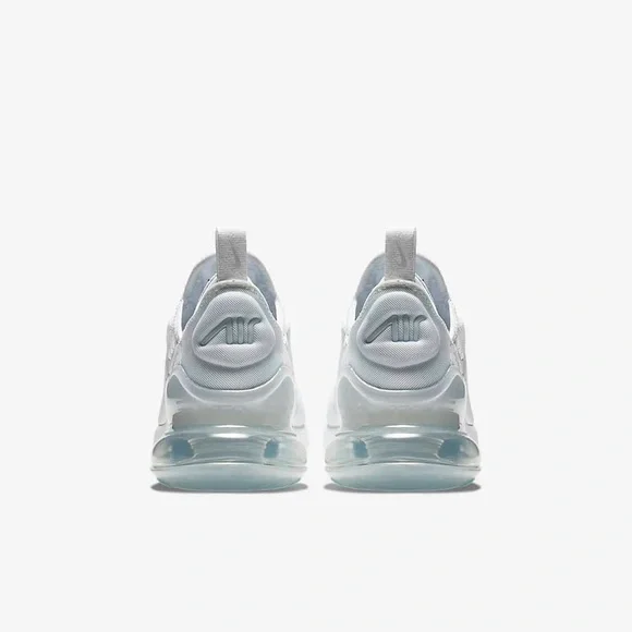 Nike Air Max 270 Big Kids' Shoes White Size 5Y - Picture 4 of 8